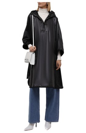 Женский дождевик MONCLER черного цвета по цене 72400 руб., арт. G2-093-3G000-11-68950 | Фото 2 Женский дождевик MONCLER черного цвета, арт. G2-093-3G000-11-68950 | Фото 2 (Длина (верхняя одежда): До колена; Материал внешний: Синтетический материал; Стили: Спорт-шик; Рукава: 3/4; Кросс-КТ: дождевики)