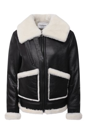 Женская дубленка из овчины FORTE DEI MARMI COUTURE черного цвета по цене 167500 руб., арт. 21WF1903 | Фото 1 Женская дубленка из овчины FORTE DEI MARMI COUTURE черного цвета, арт. 21WF1903 | Фото 1