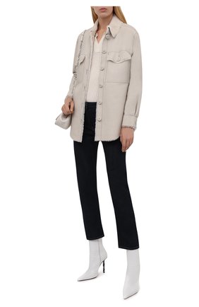 Женская куртка из овчины FORTE DEI MARMI COUTURE кремвого цвета по цене 142500 руб., арт. 21WF1925 | Фото 2 Женская куртка из овчины FORTE DEI MARMI COUTURE кремвого цвета, арт. 21WF1925 | Фото 2