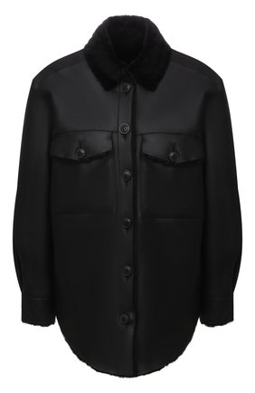 Женская куртка из овчины FORTE DEI MARMI COUTURE черного цвета по цене 142500 руб., арт. 21WF1926 | Фото 1 Женская куртка из овчины FORTE DEI MARMI COUTURE черного цвета, арт. 21WF1926 | Фото 1