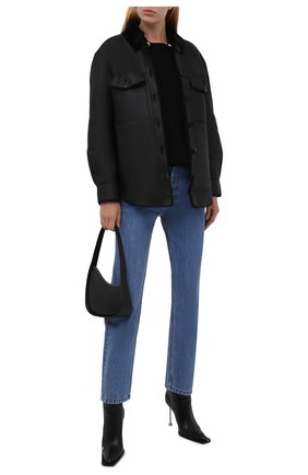 Женская куртка из овчины FORTE DEI MARMI COUTURE черного цвета по цене 142500 руб., арт. 21WF1926 | Фото 2 Женская куртка из овчины FORTE DEI MARMI COUTURE черного цвета, арт. 21WF1926 | Фото 2
