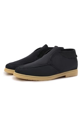 Мужские замшевые ботинки ANDREA VENTURA FIRENZE серого цвета по цене 41150 руб., арт. W-SAIL0R PANAREA/SHEARLING/CACHEMIRE/WS-IV0RY | Фото 1 Мужские замшевые ботинки ANDREA VENTURA FIRENZE серого цвета, арт. W-SAIL0R PANAREA/SHEARLING/CACHEMIRE/WS-IV0RY | Фото 1 (Материал внутренний: Натуральная кожа; Материал утеплителя: Натуральный мех; Подошва: Плоская; Мужское Кросс-КТ: Ботинки-обувь, зимние ботинки; Материал внешний: Замша, Кожа)