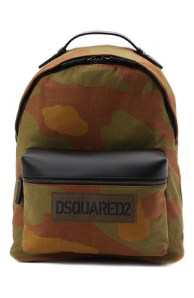 Мужской текстильный рюкзак DSQUARED2 хаки цвета по цене 59950 руб., арт. BPM0063 168S0074 | Фото 1 Мужской текстильный рюкзак DSQUARED2 хаки цвета, арт. BPM0063 168S0074 | Фото 1