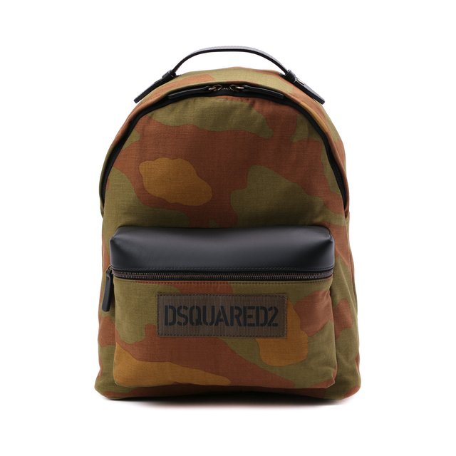 Текстильный рюкзак Dsquared2 цвета хаки