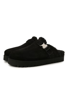 Мужские замшевые сабо mon mule MONCLER черного цвета по цене 47950 руб., арт. G2-09A-4C703-00-01587 | Фото 1 Мужские замшевые сабо mon mule MONCLER черного цвета, арт. G2-09A-4C703-00-01587 | Фото 1 (Материал внутренний: Текстиль; Материал внешний: Замша, Кожа)