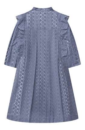 Детское платье CHLOÉ голубого цвета по цене 35650 руб., арт. C12841 | Фото 2 Детское платье CHLOÉ голубого цвета, арт. C12841 | Фото 2