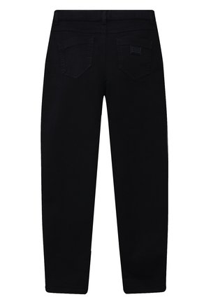 Детские джинсы DOLCE & GABBANA темно-синего цвета по цене 21750 руб., арт. L52F30/LY049/8-14 | Фото 2 Детские джинсы DOLCE & GABBANA темно-синего цвета, арт. L52F30/LY049/8-14 | Фото 2 (Материал внешний: Хлопок; Кросс-КТ: джинсы; Ростовка одежда: 10 - 11 лет | 140 - 146см, 12 лет | 152 см, 8 лет | 128 см)