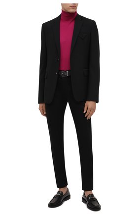 Мужские хлопковые брюки VERSACE черного цвета по цене 43200 руб., арт. A88701/1F00652 | Фото 2 Мужские хлопковые брюки VERSACE черного цвета, арт. A88701/1F00652 | Фото 2