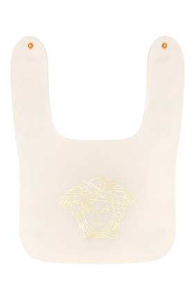 Детский комплект из двух нагрудников VERSACE белого цвета по цене 9950 руб., арт. 1000324/1A01137 | Фото 2 Детский комплект из двух нагрудников VERSACE белого цвета, арт. 1000324/1A01137 | Фото 2 (Материал: Текстиль, Хлопок)