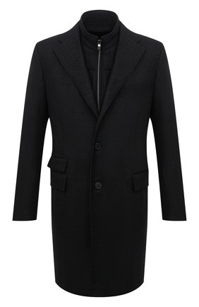 Мужской шерстяное пальто CORNELIANI темно-серого цвета по цене 152500 руб., арт. 881581-1812219/00 | Фото 1 Мужской шерстяное пальто CORNELIANI темно-серого цвета, арт. 881581-1812219/00 | Фото 1