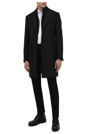 Мужской шерстяное пальто CORNELIANI темно-серого цвета по цене 152500 руб., арт. 881581-1812219/00 | Фото 2 Мужской шерстяное пальто CORNELIANI темно-серого цвета, арт. 881581-1812219/00 | Фото 2