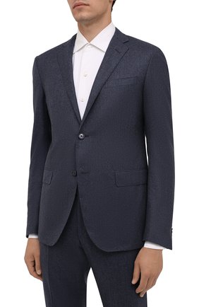 Мужской шерстяной костюм CORNELIANI синего цвета по цене 137000 руб., арт. 887230-1818111/92 Q1 | Фото 2 Мужской шерстяной костюм CORNELIANI синего цвета, арт. 887230-1818111/92 Q1 | Фото 2