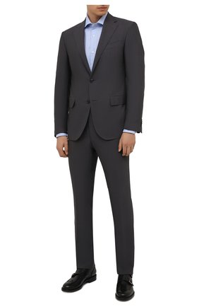 Мужской шерстяной костюм CORNELIANI темно-серого цвета по цене 143500 руб., арт. 887268-1818414/92 Q1 | Фото 1 Мужской шерстяной костюм CORNELIANI темно-серого цвета, арт. 887268-1818414/92 Q1 | Фото 1