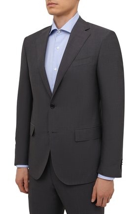 Мужской шерстяной костюм CORNELIANI темно-серого цвета по цене 143500 руб., арт. 887268-1818414/92 Q1 | Фото 2 Мужской шерстяной костюм CORNELIANI темно-серого цвета, арт. 887268-1818414/92 Q1 | Фото 2