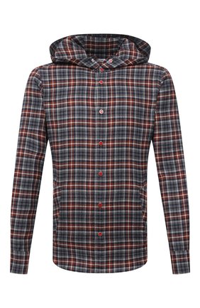 Мужская хлопковая рубашка KITON коричневого цвета по цене 63500 руб., арт. UMCMARH0786705 | Фото 1 Мужская хлопковая рубашка KITON коричневого цвета, арт. UMCMARH0786705 | Фото 1 (Рукава: Длинные; Материал внешний: Хлопок; Длина (для топов): Стандартные; Случай: Повседневный; Принт: Клетка; Воротник: С капюшоном; Манжеты: На кнопках; Стили: Кэжуэл)