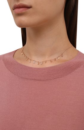 Женское колье J-POINT золотого цвета по цене 91000 руб., арт. ИПГ857.2.200121.7P | Фото 2 Женское колье J-POINT золотого цвета, арт. ИПГ857.2.200121.7P | Фото 2