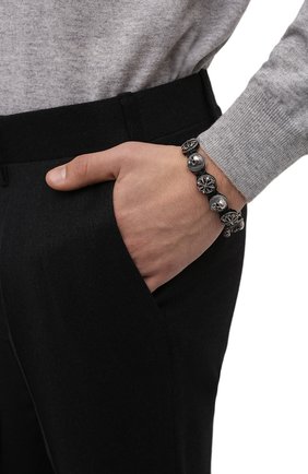 Женский браслет GL JEWELRY черного цвета по цене 52030 руб., арт. M420016-S97-435 | Фото 2 Женский браслет GL JEWELRY черного цвета, арт. M420016-S97-435 | Фото 2