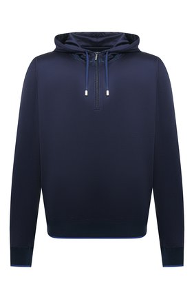 Мужской шелковое худи ZILLI SPORT темно-синего цвета по цене 312500 руб., арт. MBV-YD420-SESDB/0001 | Фото 1 Мужской шелковое худи ZILLI SPORT темно-синего цвета, арт. MBV-YD420-SESDB/0001 | Фото 1 (Материал внешний: Шелк; Длина (для топов): Стандартные; Рукава: Длинные; Мужское Кросс-КТ: Худи-одежда; Стили: Спорт-шик; Принт: Без принта; Региональные ограничения белый список (Axapta Mercury): RU)