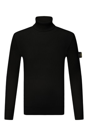 Мужской шерстяной свитер STONE ISLAND черного цвета по цене 29950 руб., арт. 7515525C2 | Фото 1 Мужской шерстяной свитер STONE ISLAND черного цвета, арт. 7515525C2 | Фото 1