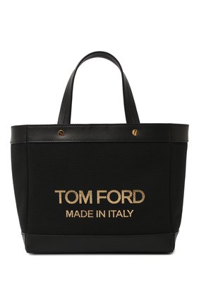 Женский сумка-шопер t-screw mini TOM FORD черного цвета по цене 77500 руб., арт. L1494T-ICN002 | Фото 1 Женский сумка-шопер t-screw mini TOM FORD черного цвета, арт. L1494T-ICN002 | Фото 1