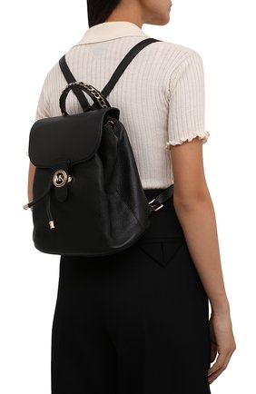 Женский рюкзак mila large MICHAEL MICHAEL KORS черного цвета по цене 35700 руб., арт. 30T1G4MB3L | Фото 2 Женский рюкзак mila large MICHAEL MICHAEL KORS черного цвета, арт. 30T1G4MB3L | Фото 2