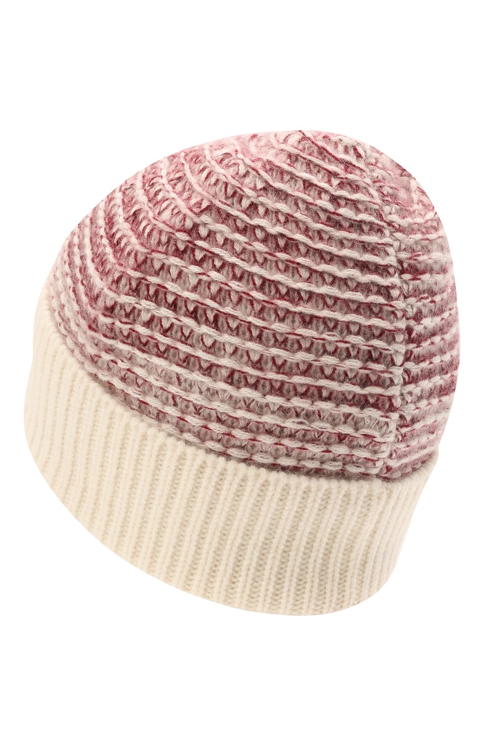 Женская кашемировая шапка KITON розового цвета, арт. D52764X0480A | Фото 2 (Материал: Текстиль, Кашемир, Шерсть)