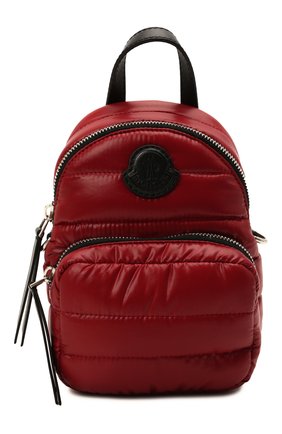 Женский рюкзак kilia small MONCLER красного цвета, арт. G2-09B-5L600-00-68950 | Фото 1 (Материал: Текстиль; Размер: mini; Ремень/цепочка: На ремешке)