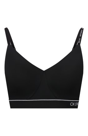 Женский бра-топ CALVIN KLEIN черного цвета по цене 4365 руб., арт. QF6039E | Фото 1 Женский бра-топ CALVIN KLEIN черного цвета, арт. QF6039E | Фото 1