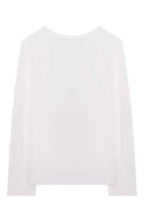 Детская хлопковый лонгслив POLO RALPH LAUREN белого цвета по цене 4870 руб., арт. 313854212 | Фото 2 Детская хлопковый лонгслив POLO RALPH LAUREN белого цвета, арт. 313854212 | Фото 2
