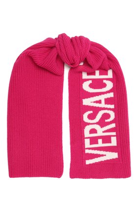 Детский шерстяной шарф VERSACE фуксия цвета по цене 19050 руб., арт. 1001654/1A01313 | Фото 1 Детский шерстяной шарф VERSACE фуксия цвета, арт. 1001654/1A01313 | Фото 1