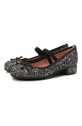 Детские туфли PRETTY BALLERINAS серебряного цвета по цене 11200 руб., арт. 48.807/KYLIE | Фото 1 Детские туфли PRETTY BALLERINAS серебряного цвета, арт. 48.807/KYLIE | Фото 1