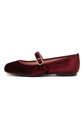 Детские текстильные балетки PRETTY BALLERINAS бордового цвета по цене 12350 руб., арт. 49.636/AFR0DITE-D0 | Фото 2 Детские текстильные балетки PRETTY BALLERINAS бордового цвета, арт. 49.636/AFR0DITE-D0 | Фото 2