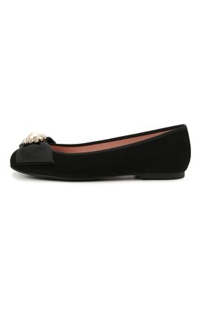Детские замшевые балетки PRETTY BALLERINAS черного цвета по цене 16000 руб., арт. 49.651-R/ANGELIS | Фото 2 Детские замшевые балетки PRETTY BALLERINAS черного цвета, арт. 49.651-R/ANGELIS | Фото 2