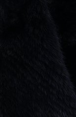Женская шуба из меха норки VALENTINO синего цвета, арт. WF3FAN50TDK | Фото 5 (Рукава: Длинные; Материал внешний: Натуральный мех; Длина (верхняя одежда): До колена; Стили: Кэжуэл)