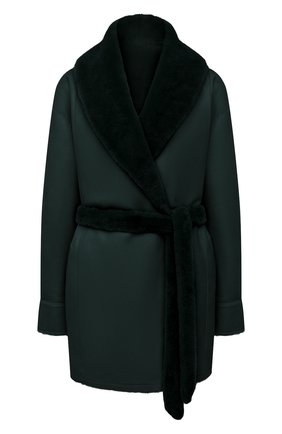 Женская двусторонняя дубленка LORO PIANA зеленого цвета по цене 995000 руб., арт. FAL7302 | Фото 1 Женская двусторонняя дубленка LORO PIANA зеленого цвета, арт. FAL7302 | Фото 1 (Материал внешний: Натуральный мех; Стили: Кэжуэл; Рукава: Длинные; Длина (верхняя одежда): До середины бедра)