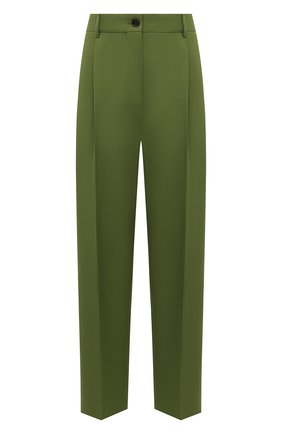 Женские брюки ACNE STUDIOS зеленого цвета по цене 35200 руб., арт. AK0414 | Фото 1 Женские брюки ACNE STUDIOS зеленого цвета, арт. AK0414 | Фото 1 (Материал внешний: Шерсть, Синтетический материал; Длина (брюки, джинсы): Стандартные; Женское Кросс-КТ: Брюки-одежда; Стили: Кэжуэл; Силуэт Ж (брюки и джинсы): Прямые)
