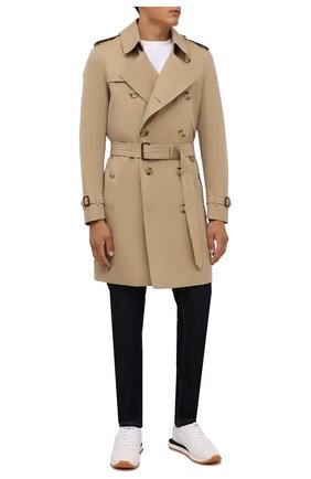 Мужские кожаные кроссовки BERLUTI белого цвета по цене 68950 руб., арт. S5544-001 | Фото 2 Мужские кожаные кроссовки BERLUTI белого цвета, арт. S5544-001 | Фото 2 (Материал внутренний: Текстиль, Натуральная кожа; Подошва: Плоская; Стили: Классический)