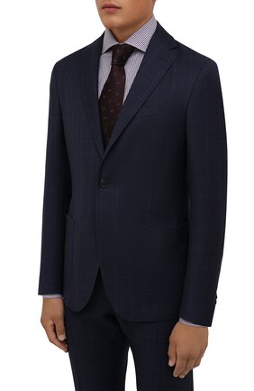 Мужской шерстяной костюм CORNELIANI темно-синего цвета по цене 116500 руб., арт. 88N700-1817404/00 | Фото 2 Мужской шерстяной костюм CORNELIANI темно-синего цвета, арт. 88N700-1817404/00 | Фото 2