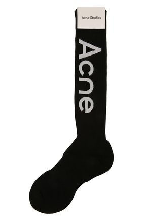 Мужские хлопковые носки ACNE STUDIOS черного цвета по цене 6995 руб., арт. C80085/M | Фото 1 Мужские хлопковые носки ACNE STUDIOS черного цвета, арт. C80085/M | Фото 1