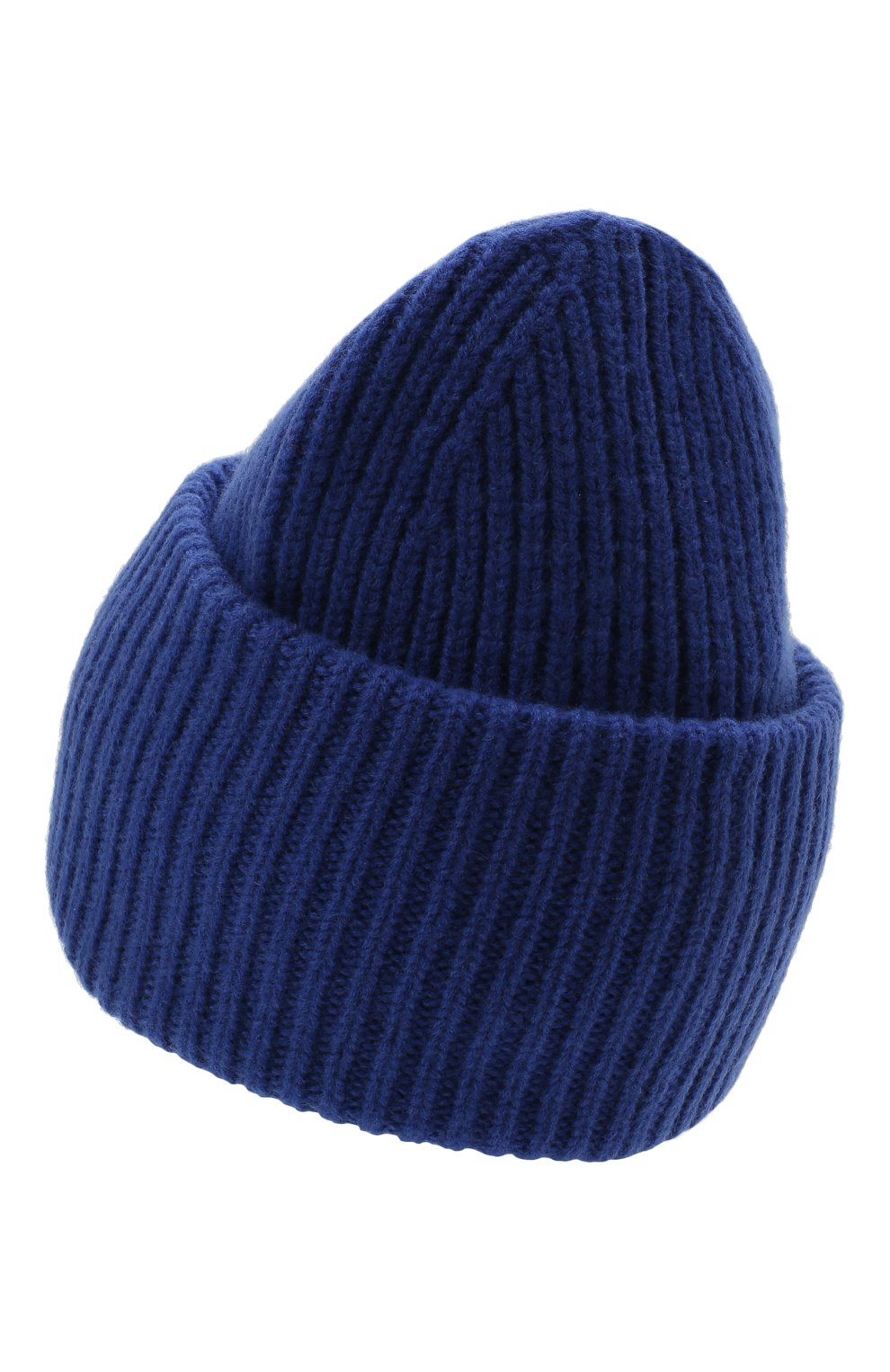 Мужская шерстяная шапка ACNE STUDIOS синего цвета, арт. C40135/M | Фото 2 (Материал: Текстиль, Шерсть; Кросс-КТ: Трикотаж)