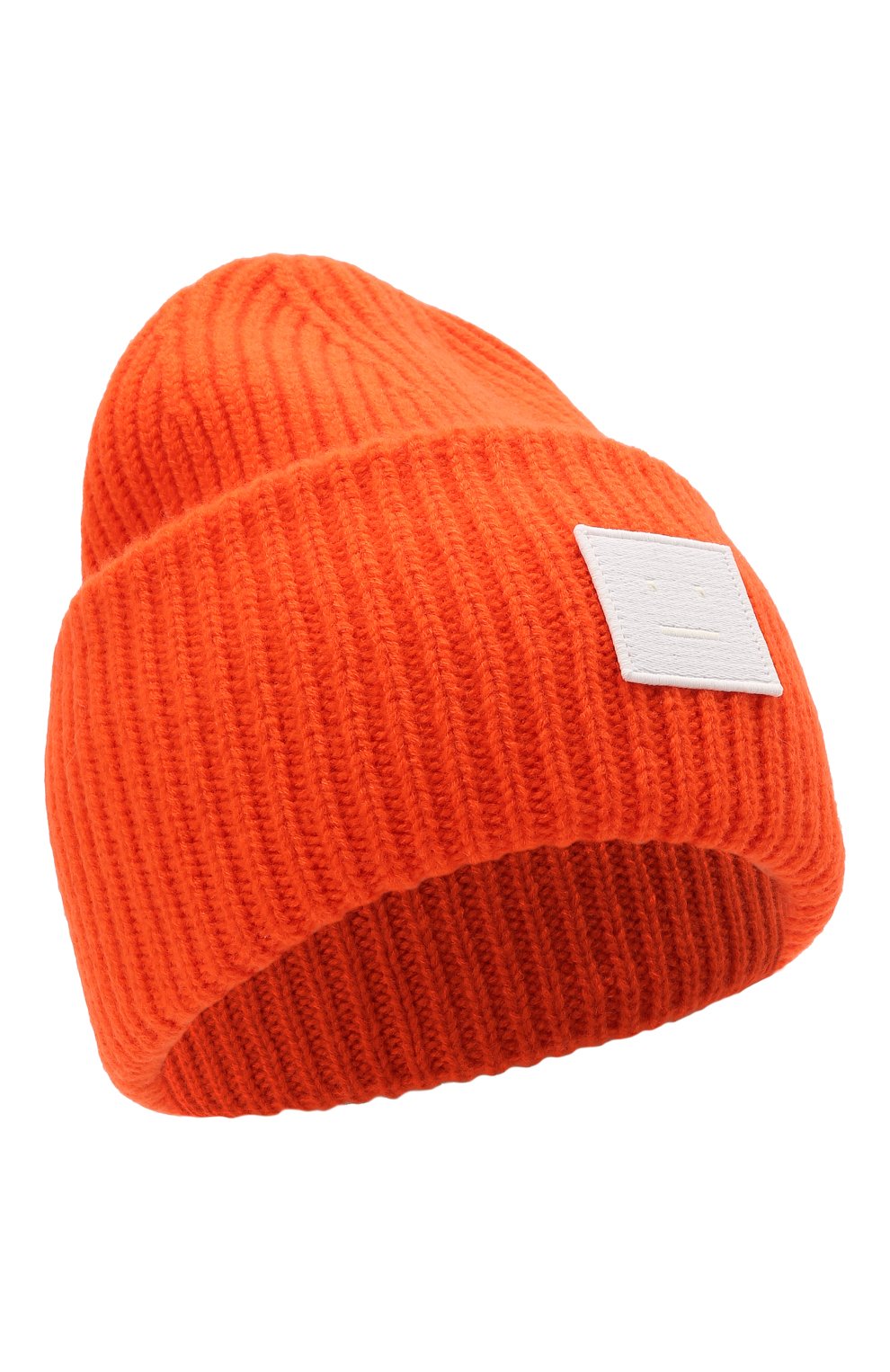 Мужская шерстяная шапка ACNE STUDIOS оранжевого цвета, арт. C40135/M | Фото 1 (Материал: Текстиль, Шерсть; Кросс-КТ: Трикотаж)
