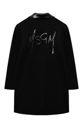 Детское шерстяное пальто MSGM KIDS черного цвета по цене 26650 руб., арт. MS027797 | Фото 2 Детское шерстяное пальто MSGM KIDS черного цвета, арт. MS027797 | Фото 2 (Материал подклада: Синтетический материал; Рукава: Длинные; Материал внешний: Шерсть, Синтетический материал; Стили: Классический; Кросс-КТ: Сезон: демисезон; Ростовка одежда: 10 - 11 лет | 140 - 146см, 12 лет | 152 см, 13 - 15 лет | 158 см, 8 лет | 128 см)
