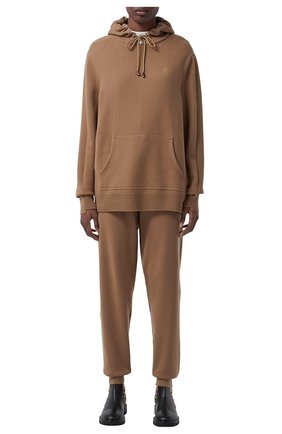 Женские джоггеры из шерсти и кашемира BURBERRY бежевого цвета по цене 59950 руб., арт. 8042216/127505 | Фото 2 Женские джоггеры из шерсти и кашемира BURBERRY бежевого цвета, арт. 8042216/127505 | Фото 2