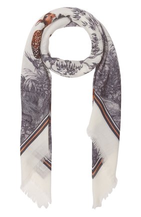 Женский кашемировый платок BURBERRY серого цвета по цене 63900 руб., арт. 8042056/117375 | Фото 1 Женский кашемировый платок BURBERRY серого цвета, арт. 8042056/117375 | Фото 1