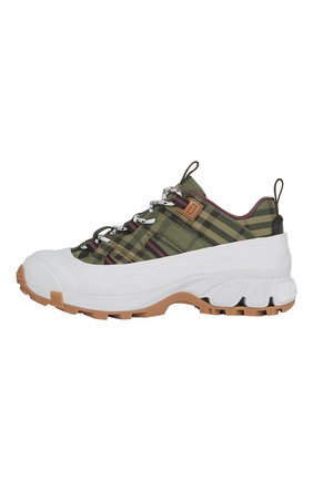 Женские комбинированные кроссовки arthur story 90 BURBERRY хаки цвета по цене 53700 руб., арт. 8042218/128283 | Фото 2 Женские комбинированные кроссовки arthur story 90 BURBERRY хаки цвета, арт. 8042218/128283 | Фото 2