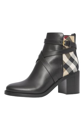 Женские кожаные ботильоны new pryle hc 70 BURBERRY черного цвета по цене 53700 руб., арт. 8042368/ABHFQ | Фото 1 Женские кожаные ботильоны new pryle hc 70 BURBERRY черного цвета, арт. 8042368/ABHFQ | Фото 1