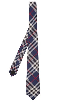 Мужской шелковый галстук BURBERRY темно-синего цвета по цене 15800 руб., арт. 8002113/105301 | Фото 1 Мужской шелковый галстук BURBERRY темно-синего цвета, арт. 8002113/105301 | Фото 1