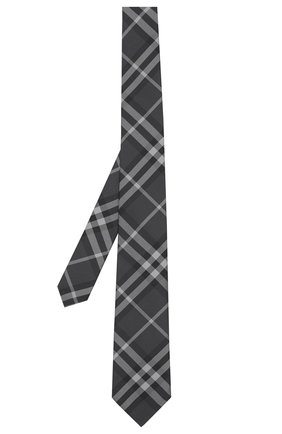 Мужской шелковый галстук BURBERRY темно-серого цвета по цене 15800 руб., арт. 8017265/105301 | Фото 1 Мужской шелковый галстук BURBERRY темно-серого цвета, арт. 8017265/105301 | Фото 1