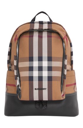 Мужской текстильный рюкзак BURBERRY бежевого цвета по цене 111000 руб., арт. 8041672/130068 | Фото 1 Мужской текстильный рюкзак BURBERRY бежевого цвета, арт. 8041672/130068 | Фото 1