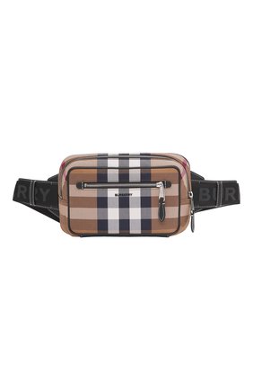 Мужская текстильная поясная сумка BURBERRY бежевого цвета по цене 57800 руб., арт. 8042038/130068 | Фото 1 Мужская текстильная поясная сумка BURBERRY бежевого цвета, арт. 8042038/130068 | Фото 1